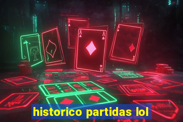 historico partidas lol